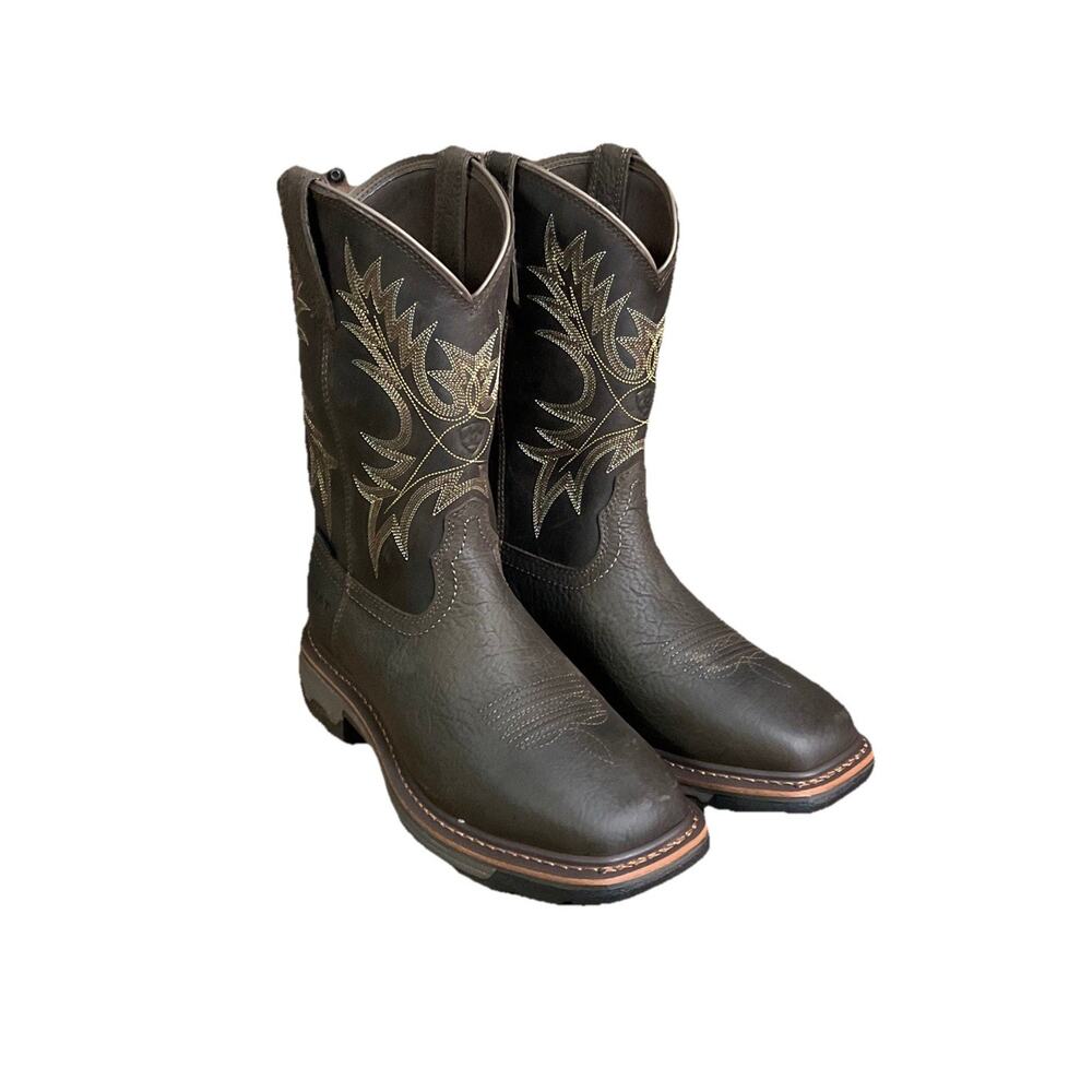 Ariat Workhog Waterproof Square Toe Work Boot Size 12D